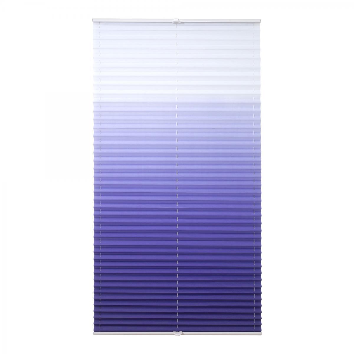 Bella Casa Klemmfix-Plissee verspannt, 60 x 130 cm, farbverlauf blau