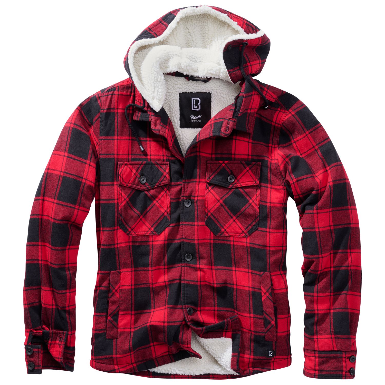 Hooded Lumberjacket mit Teddyfutter