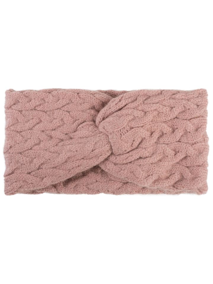 styleBREAKER Strick Stirnband in Altrose günstig kaufen onesize
