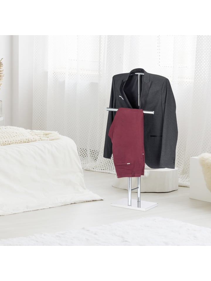 relaxdays Herrendiener in Silber - (B)49 x (H)106 x (T)20 cm günstig kaufen onesize