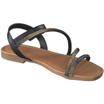 Leone Sandale in schwarz