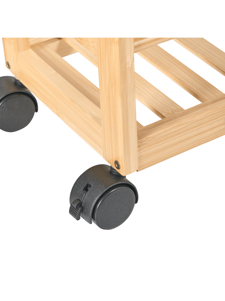 Beliani Badezimmerregal QUINTAY in Heller Holzfarbton - (W) 45 x (H) 75 x (L) 20 cm günstig kaufen onesize