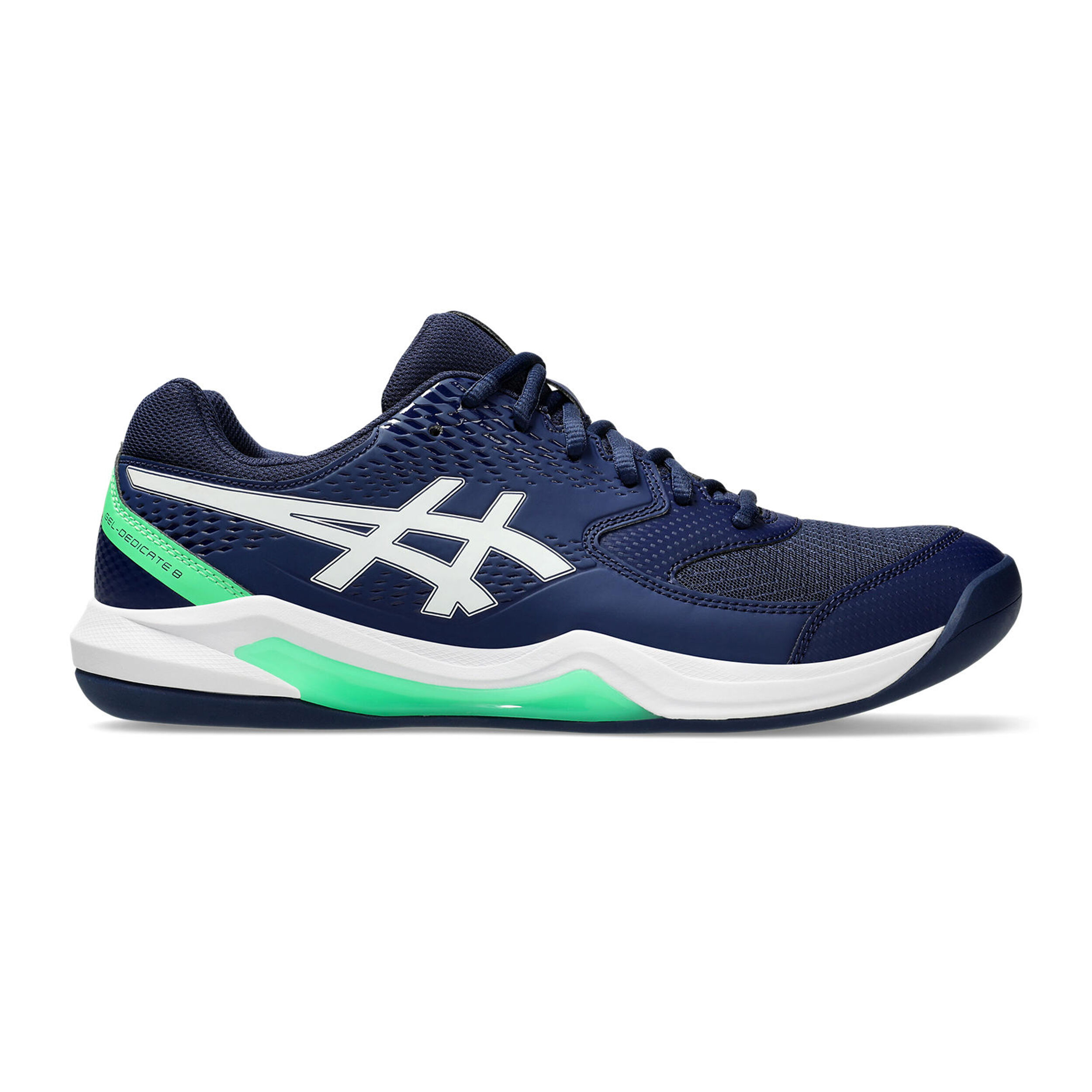 Gel-Dedicate 8 Indoor Teppichschuh Herren - Blau, Weiß