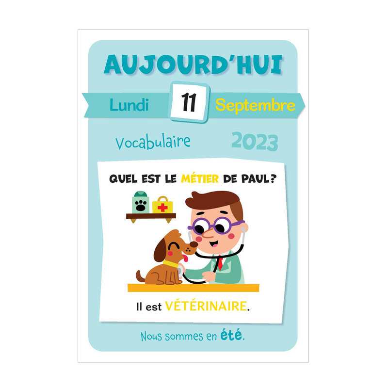Mon premier calendrier 2023-2024