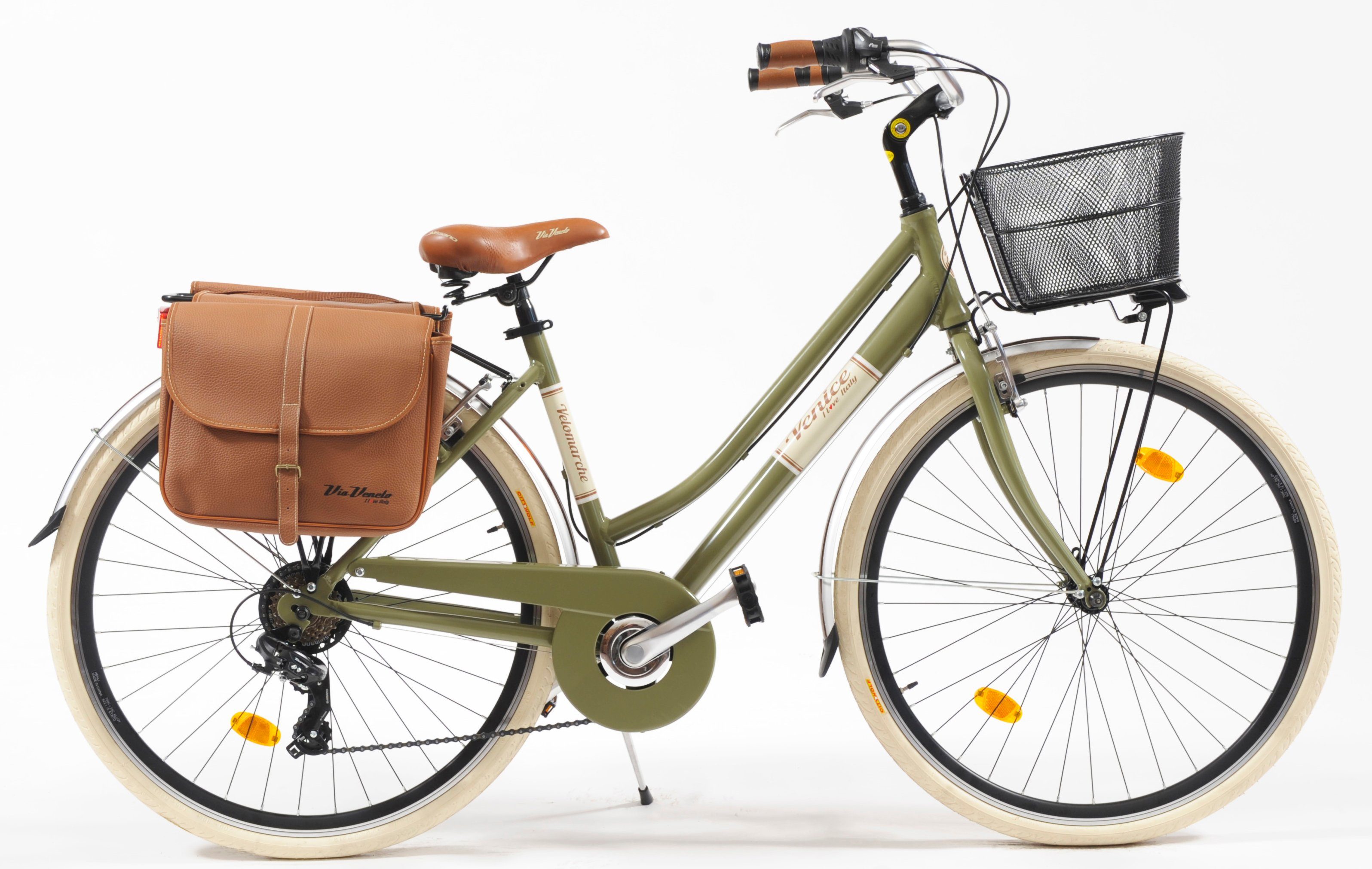 VENICE - I love Italy Cityrad Citybike 605 Alu Lady, 6 Gang, Kettenschaltung