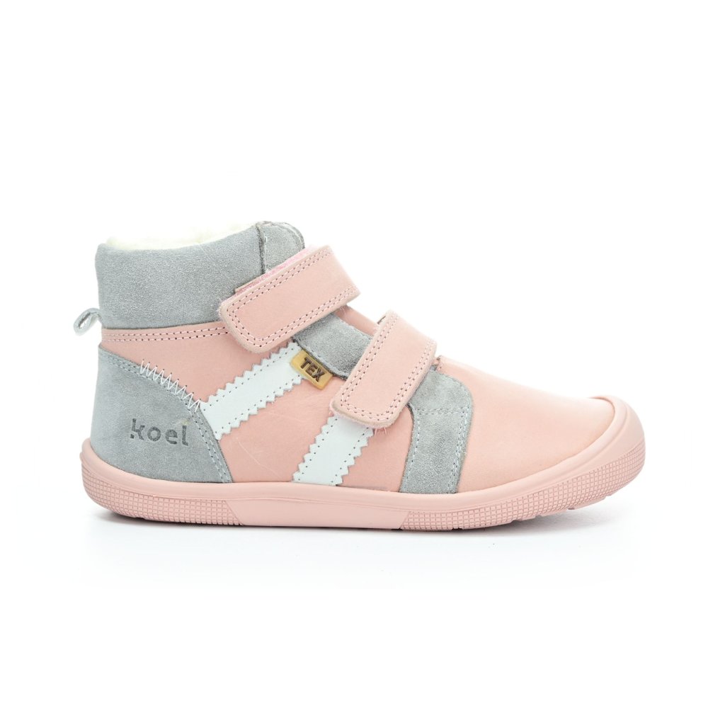 Koel4kids Ethan TEX Wool Nude mit Wolle gefütterte Winterbarfußschuhe