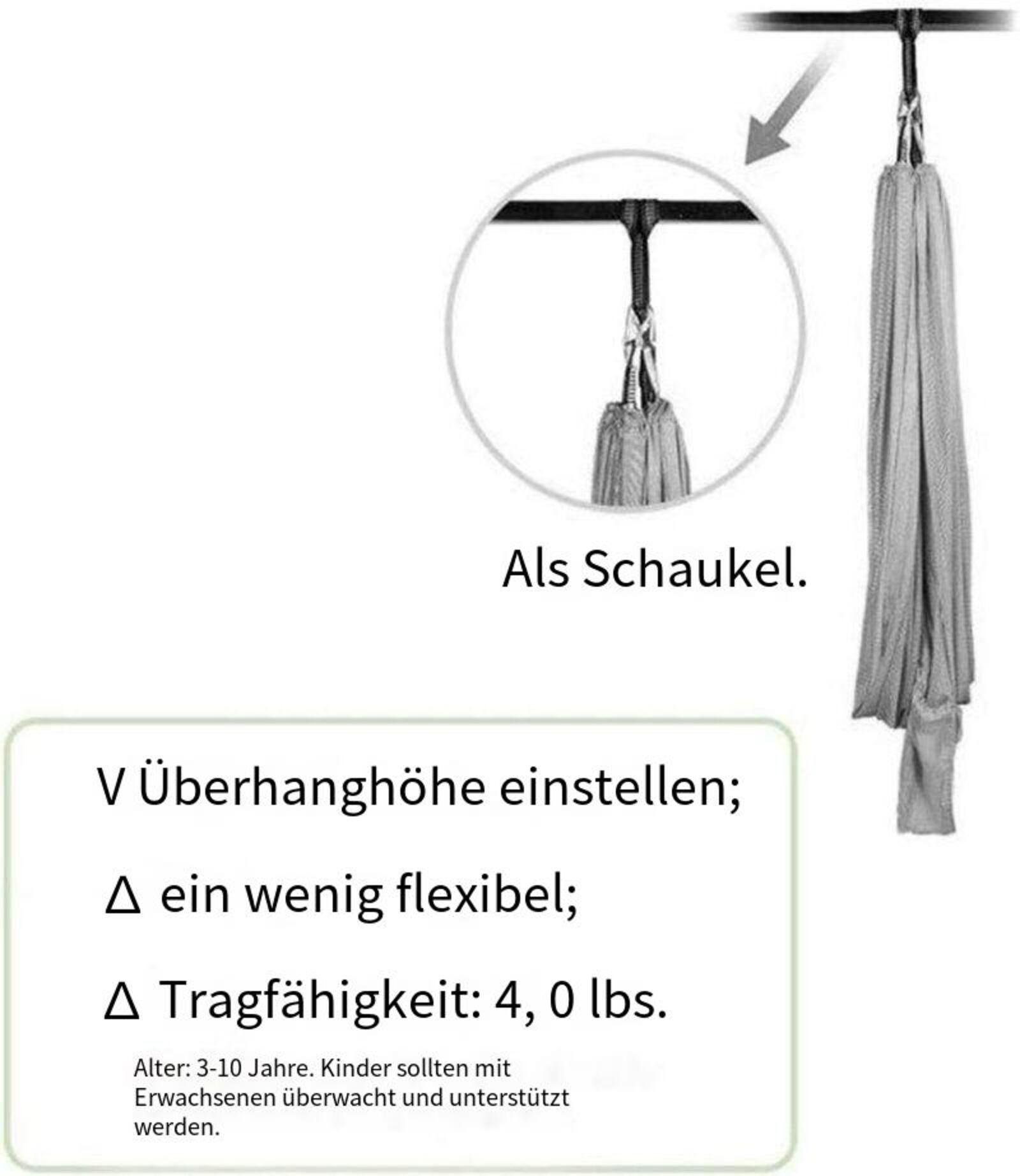 Devenirriche Hängematte Kinder Schwingen Hängematte,Schaukel Elastisch Cuddle Sensory Swing