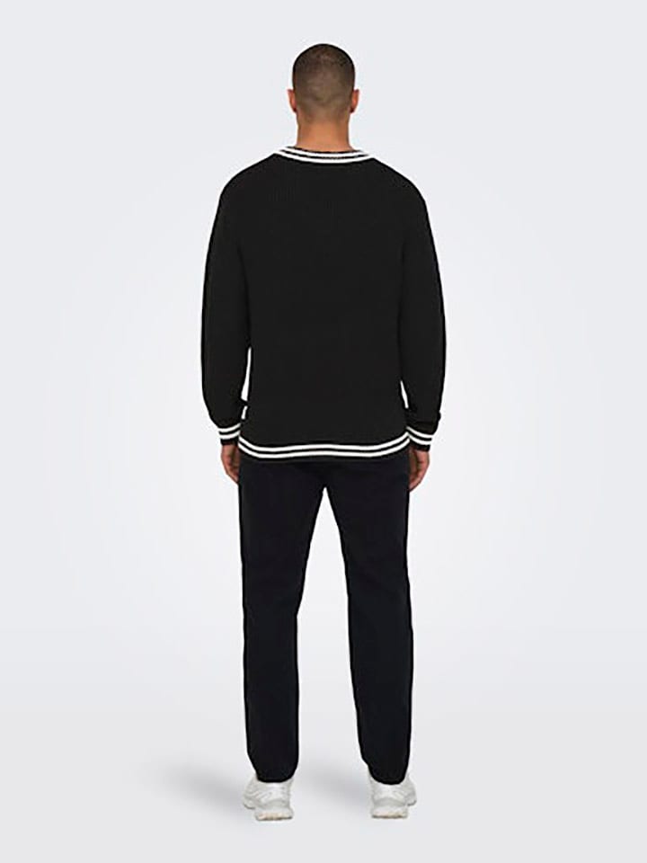 ONLY & SONS Pullover in Schwarz günstig kaufen