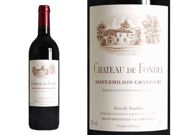 Château de Fonbel 2012 Bordeaux Saint-Emilion Grand Cru