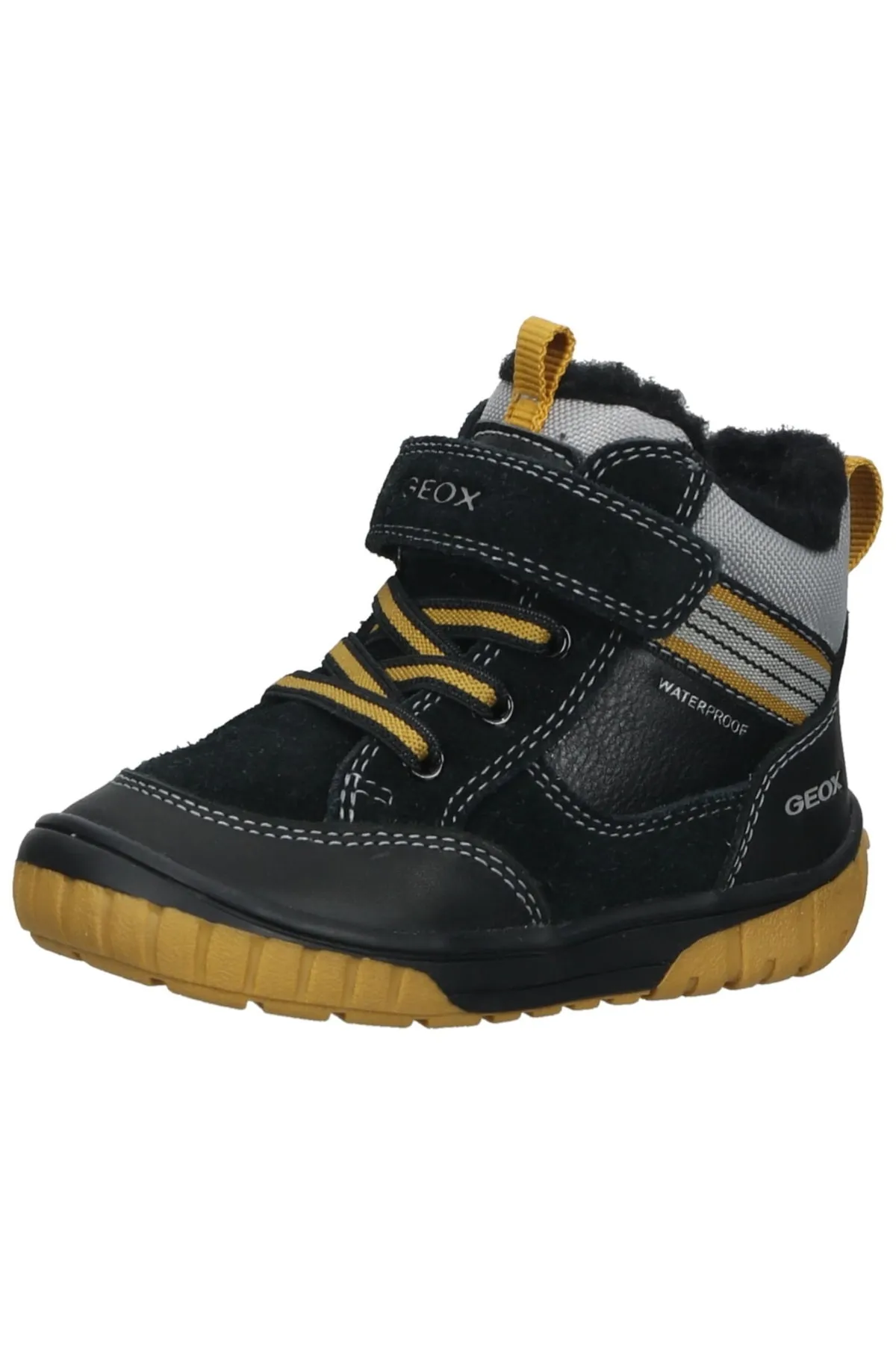 Geox  Stiefelette - Schwarz - Flacher Absatz