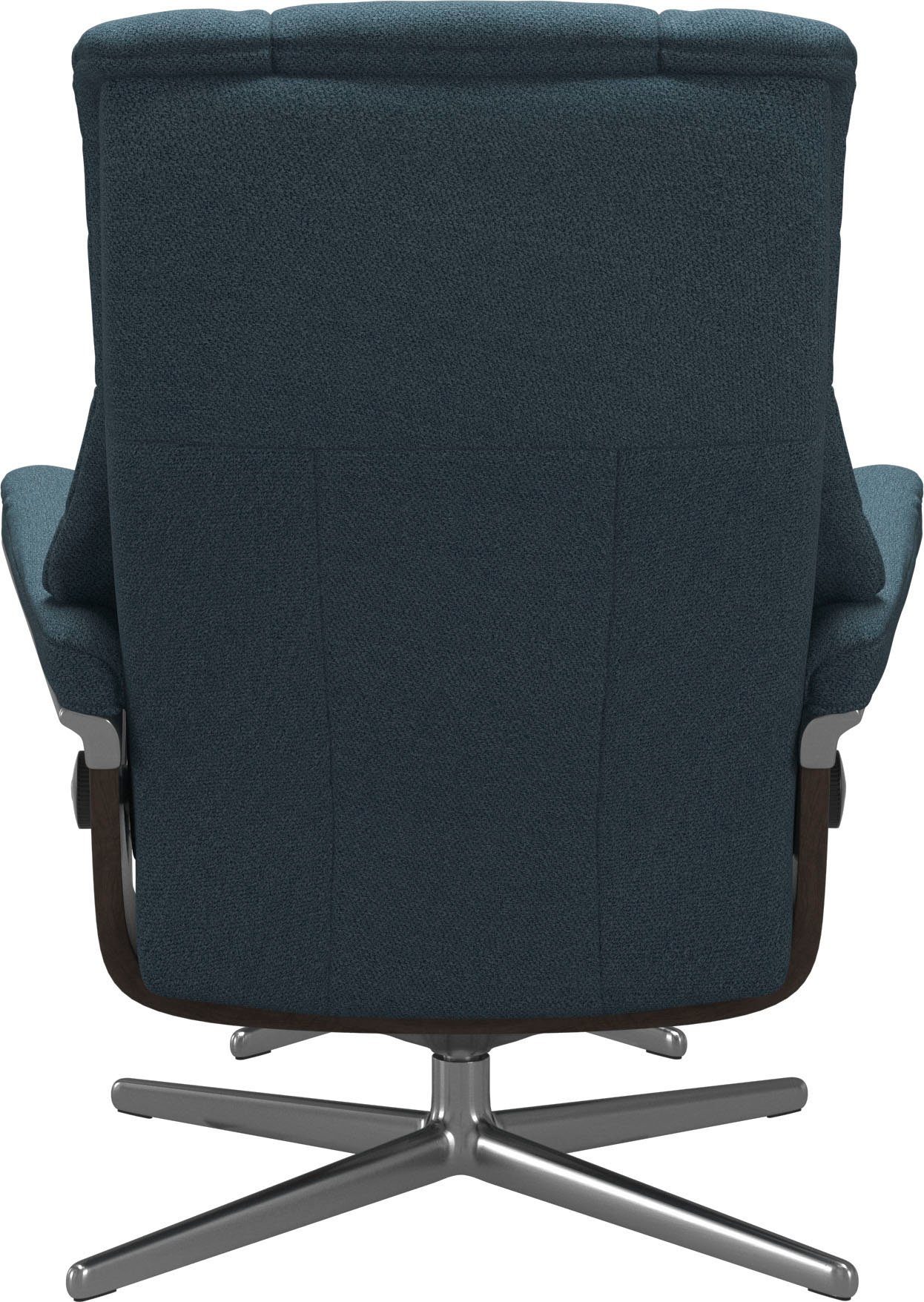 Stressless® Relaxsessel Mayfair (Set, Relaxsessel mit Hocker), mit Hocker, mit Cross Base, Größe S, M & L, Holzakzent Wenge