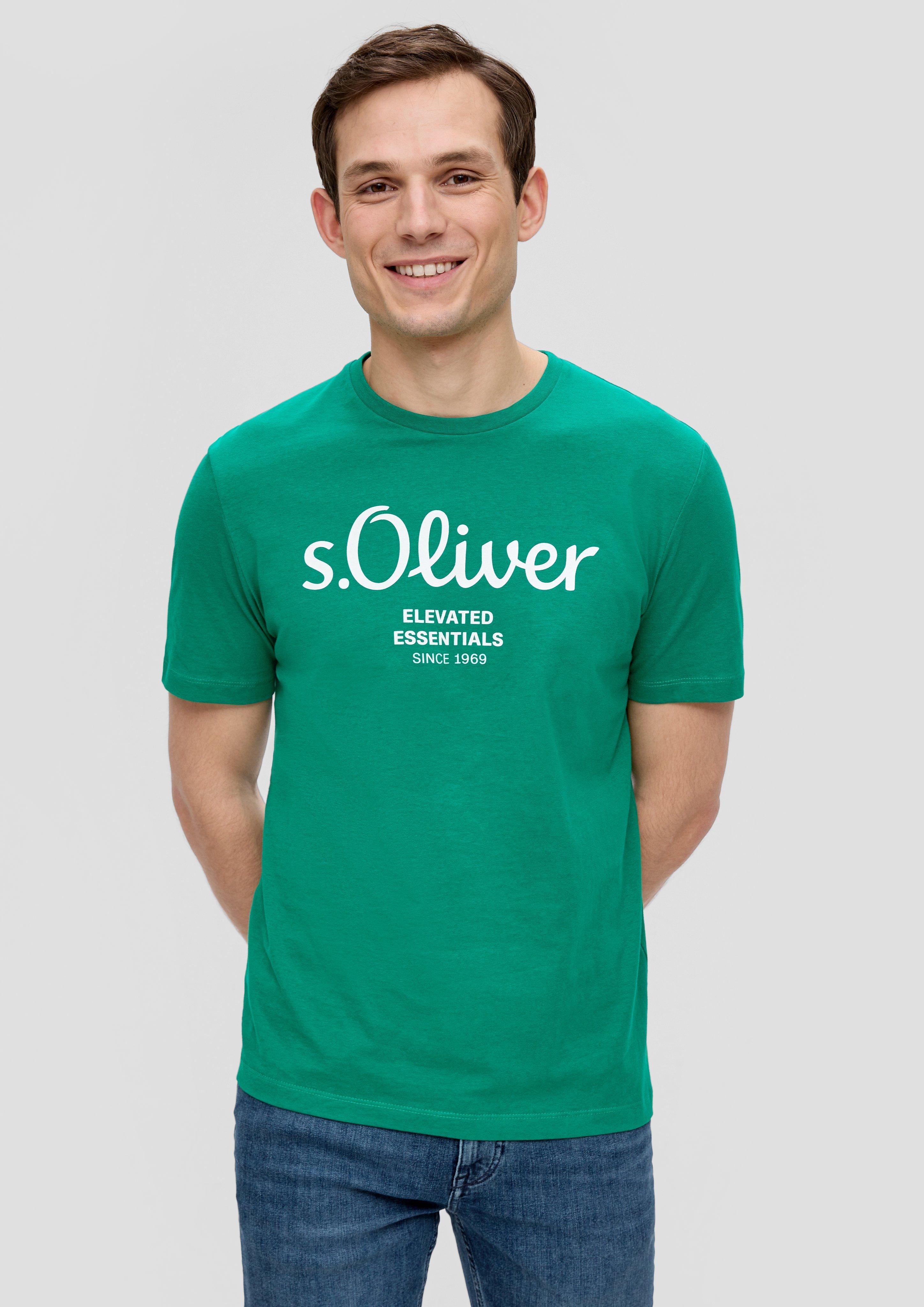 T-Shirt mit Label-Print  2139909-76D1