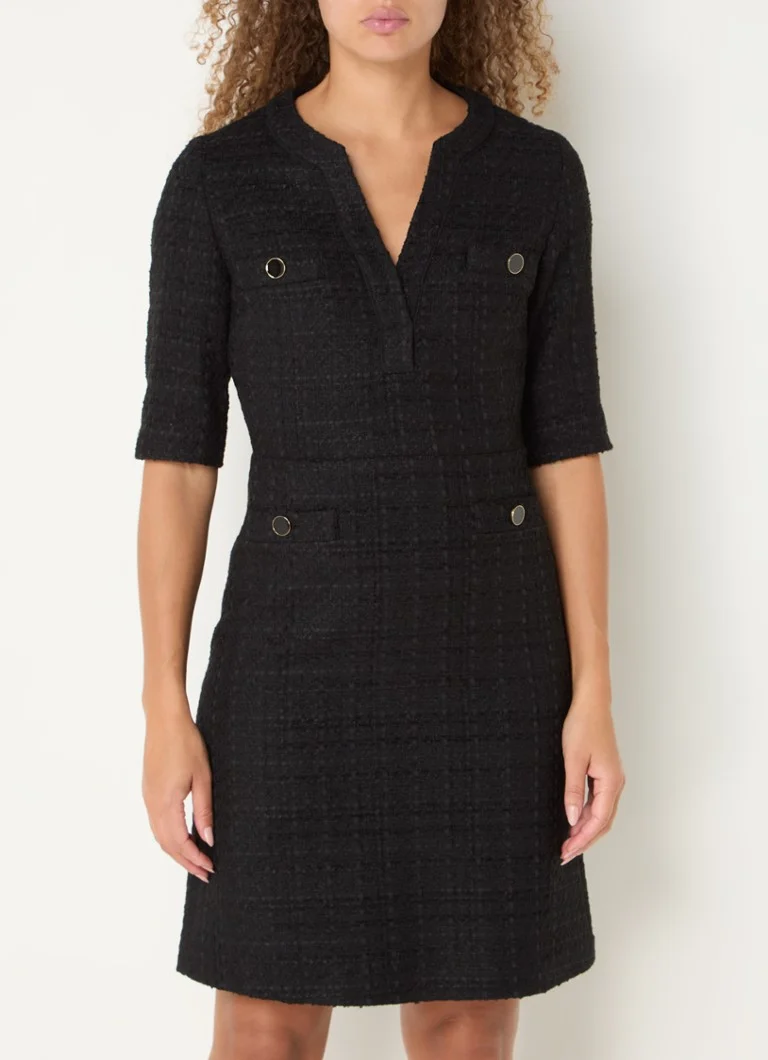 Robe tunique courte Salome de Gerard Darel, aspect tweed