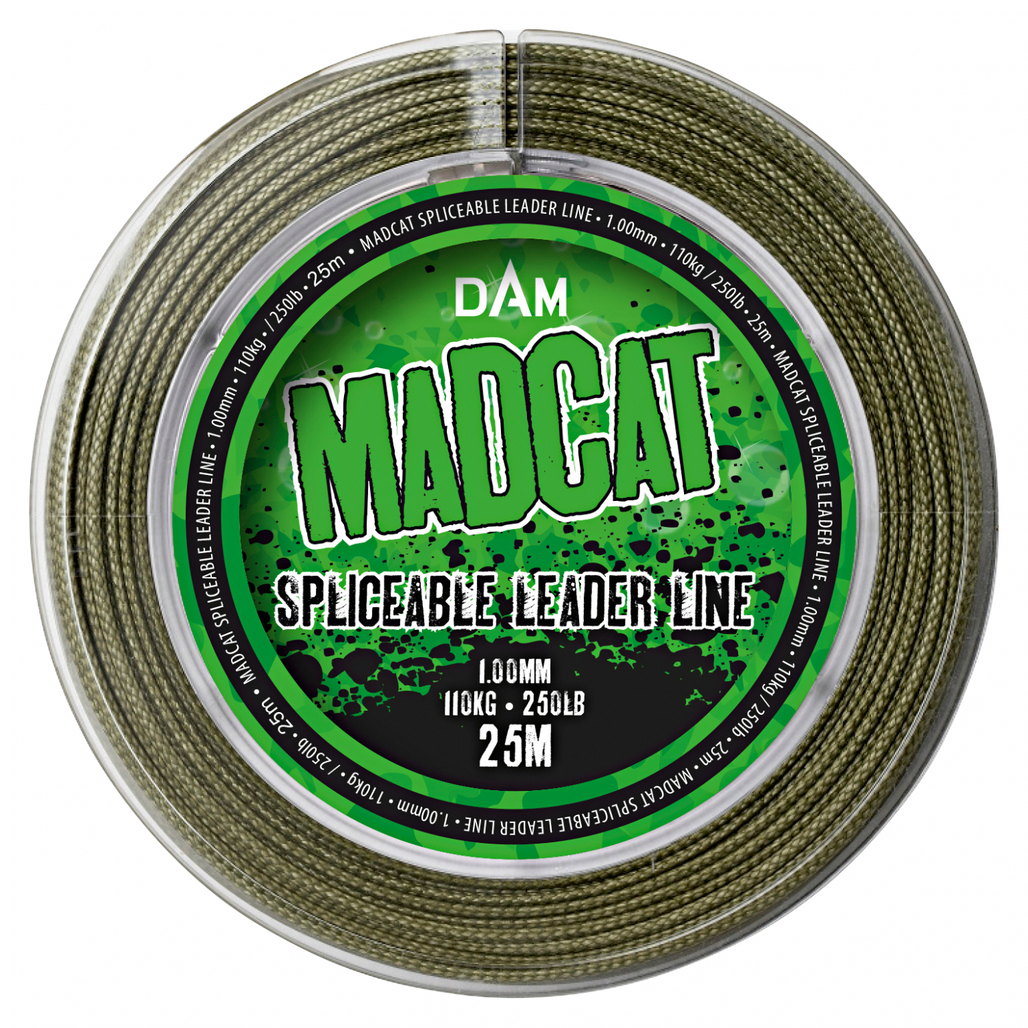 MAD CAT Vorfachschnur Spliceable Leader Line (oliv, 25 m)