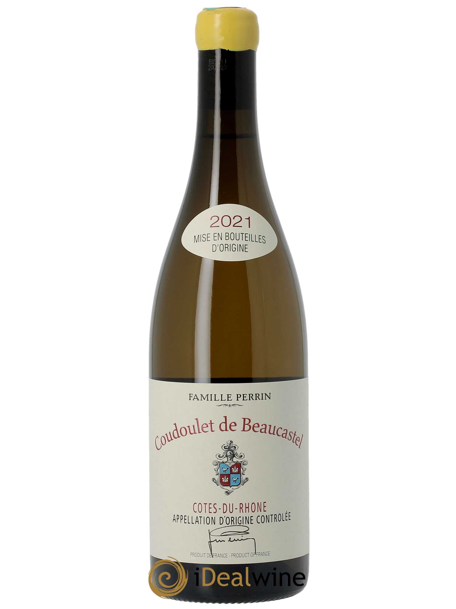 Côtes du Rhône Coudoulet de Beaucastel Famille Perrin  2021 - Lot de 1 Bouteille