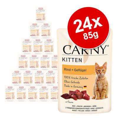 Sparpaket Animonda Carny Kitten Pouch 24 x 85 g