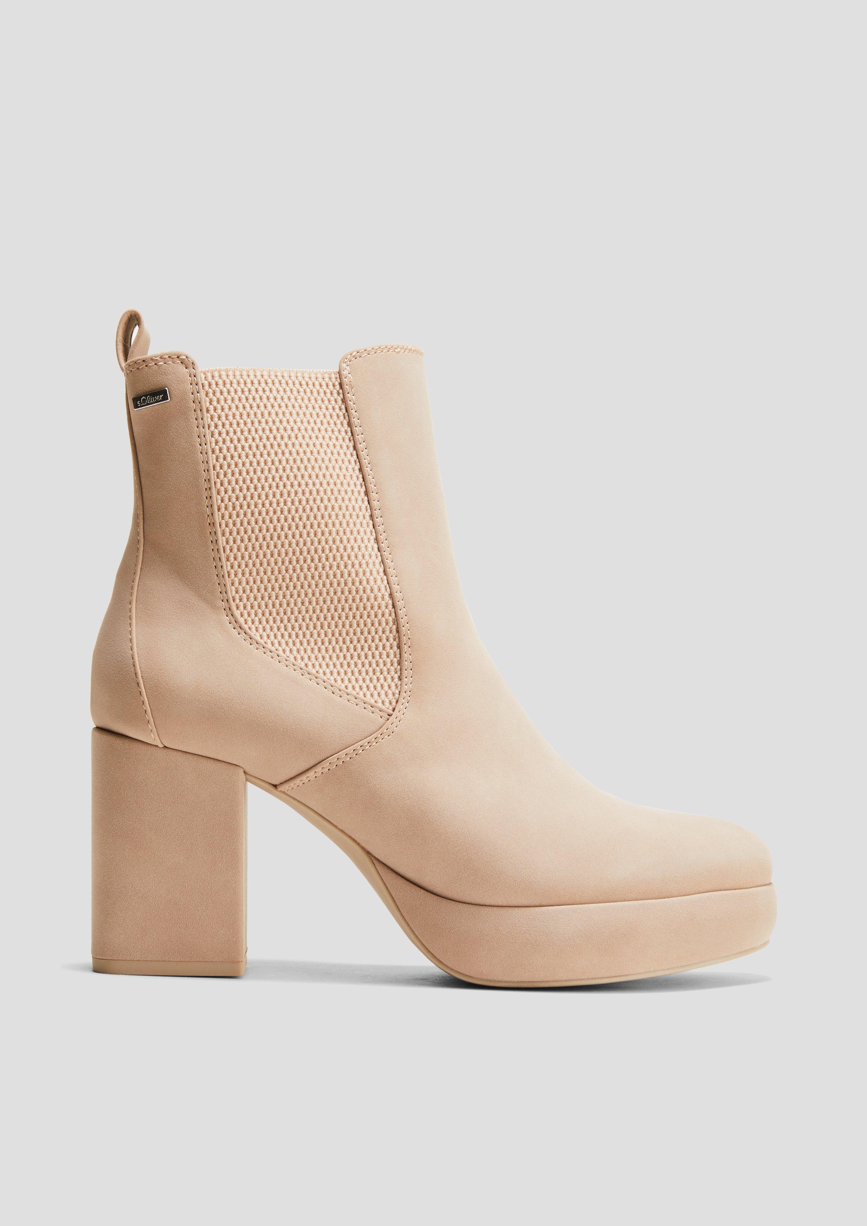 Chelsea Boots mit Blockabsatz  6008301-512