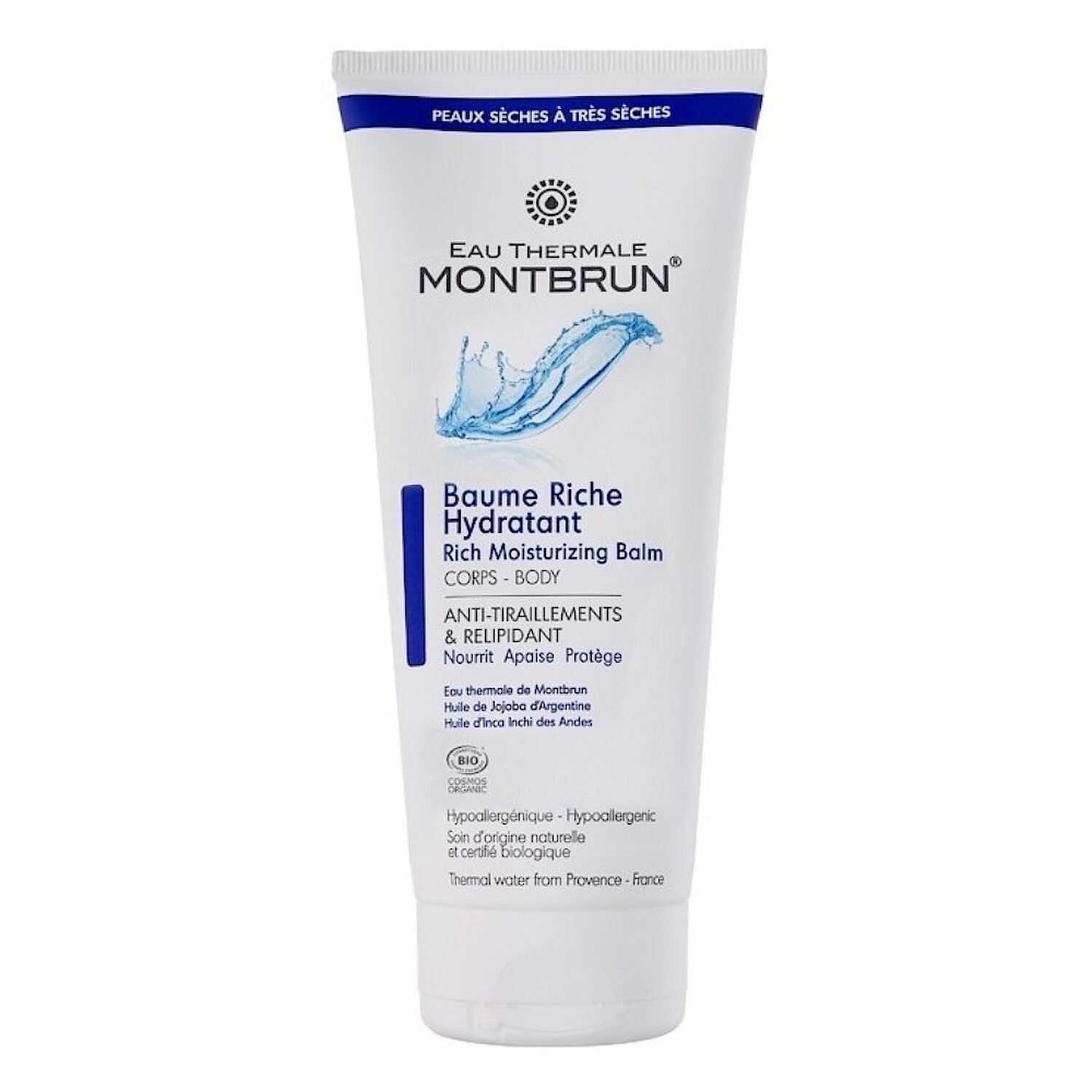 Alphanova Eau Thermale Montbrun Baume Riche Hydratant Corps 200 ml