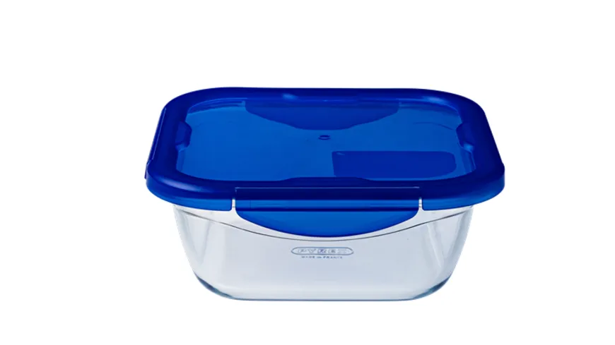 PYREX Cook & Go Mehrzweckform mit Deckel 0,8 l quadratisch
