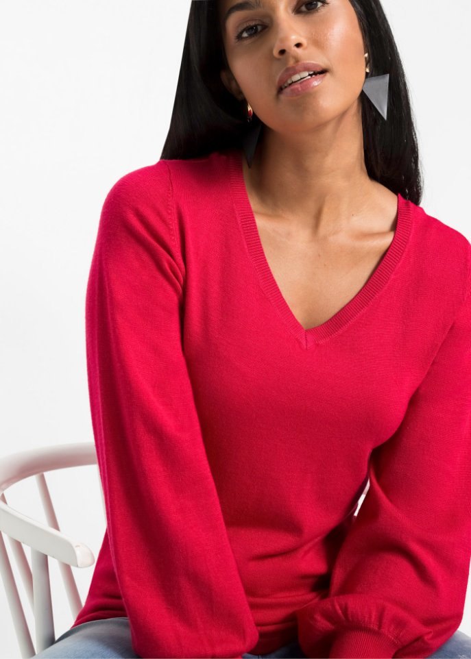 Pullover mit Ballonärmeln
