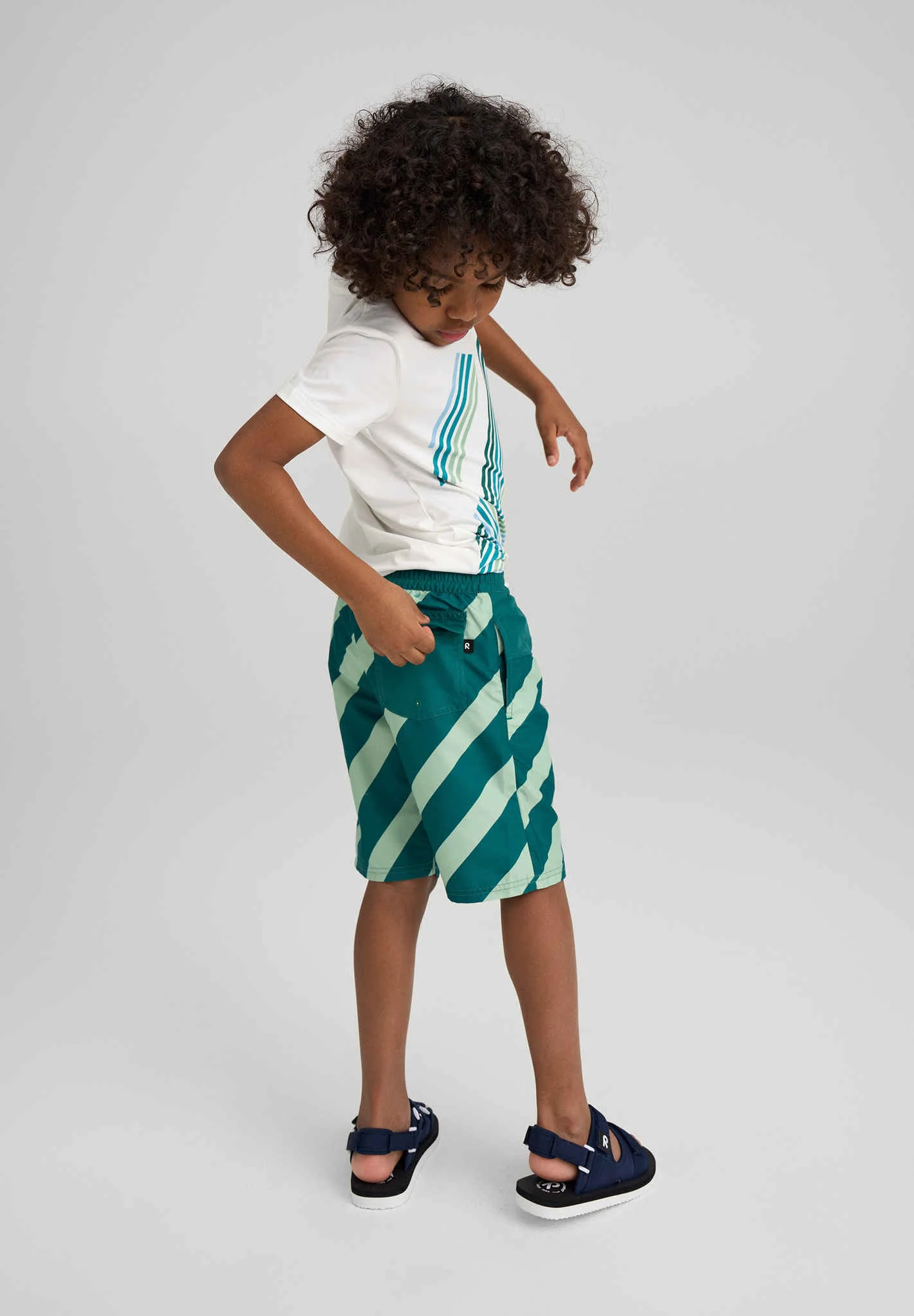 Kinder UV Badeshorts Papaija