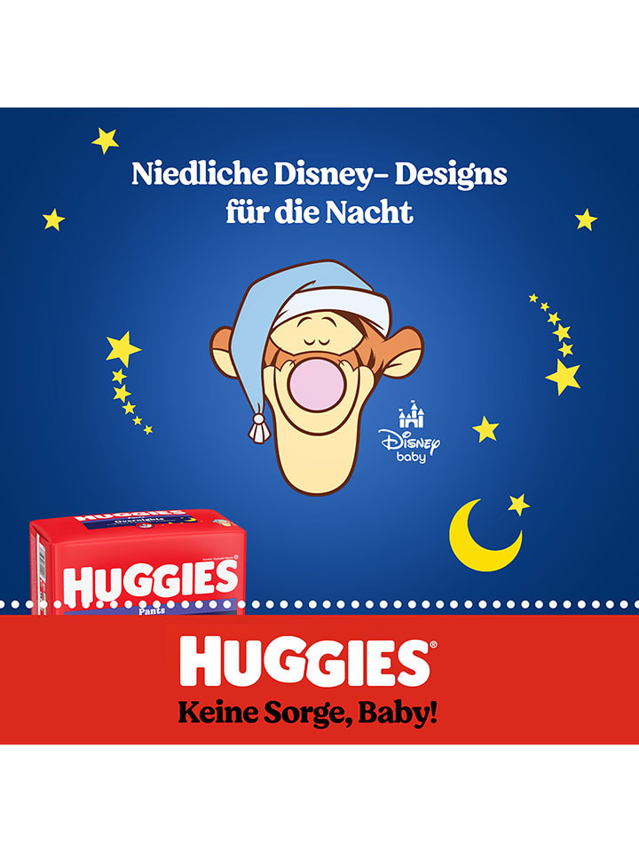 HUGGIES 4er-Set: Overnight-Höschenwindeln Gr. 6, 15-25 kg (4x 22 Stück) günstig kaufen onesize