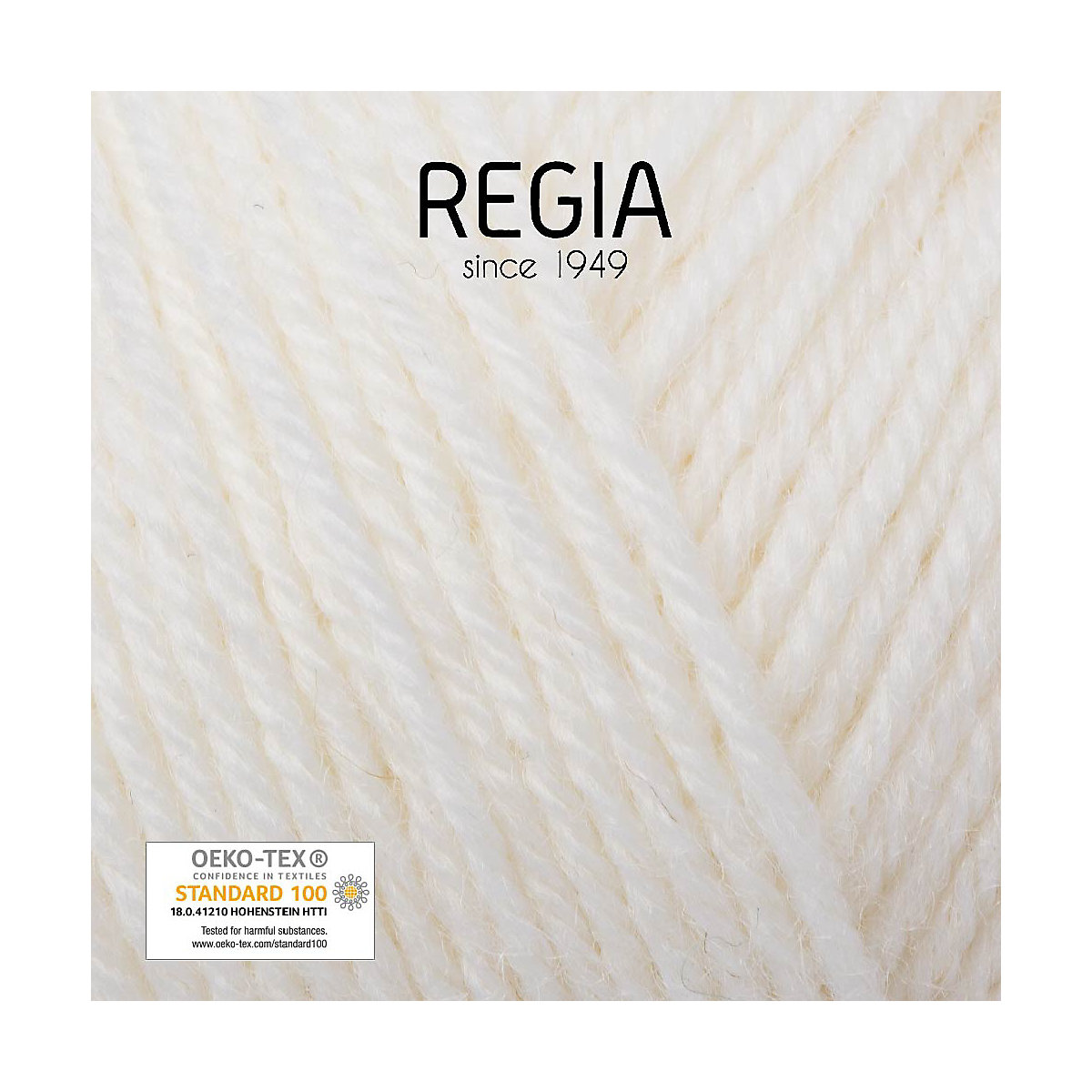 Handstrickgarne 4-fädig Uni, 50g Super White