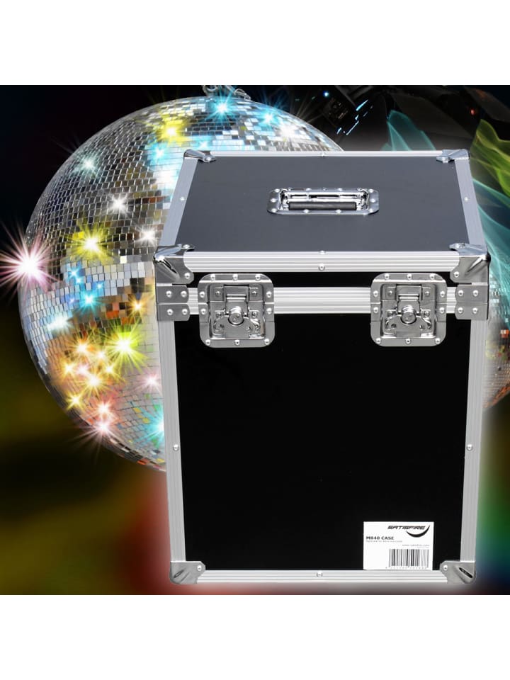 SATISFIRE Transportkoffer für 40cm Discokugel in schwarz günstig kaufen onesize