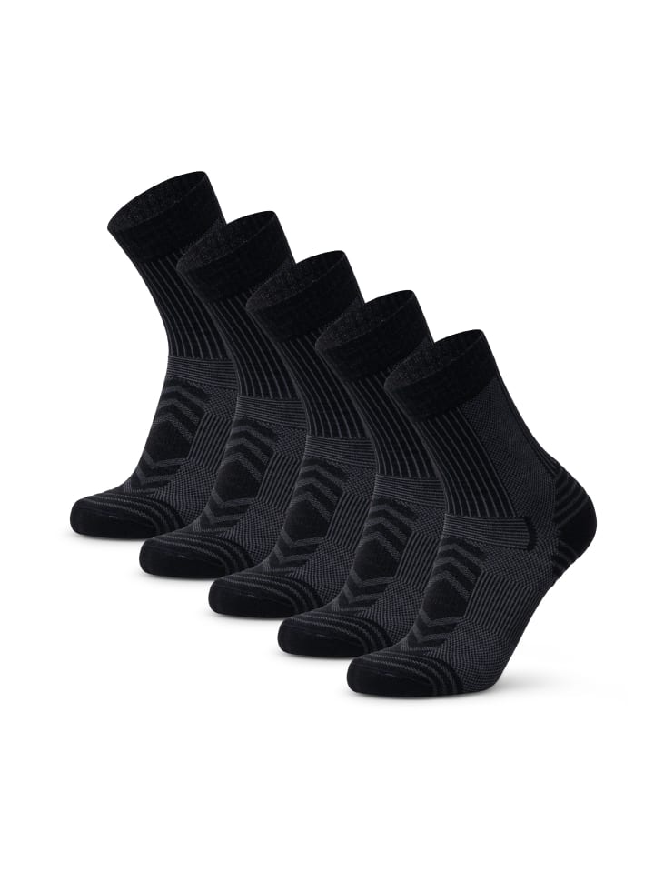 DANISH ENDURANCE Socken Merino Hiking Light in schwarz günstig kaufen
