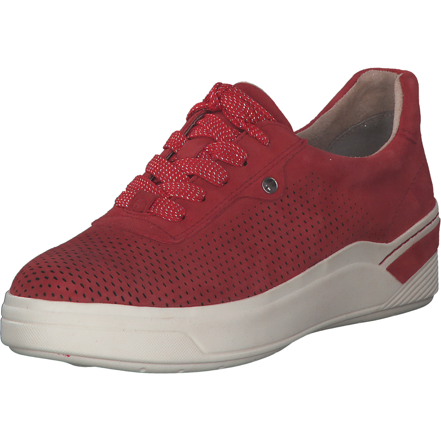 Tamaris 23726, Sneakers Low, Damen, Rot