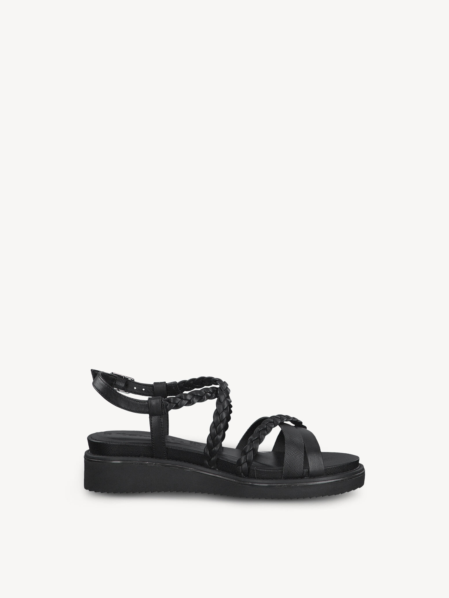 Sandale à talon - noir