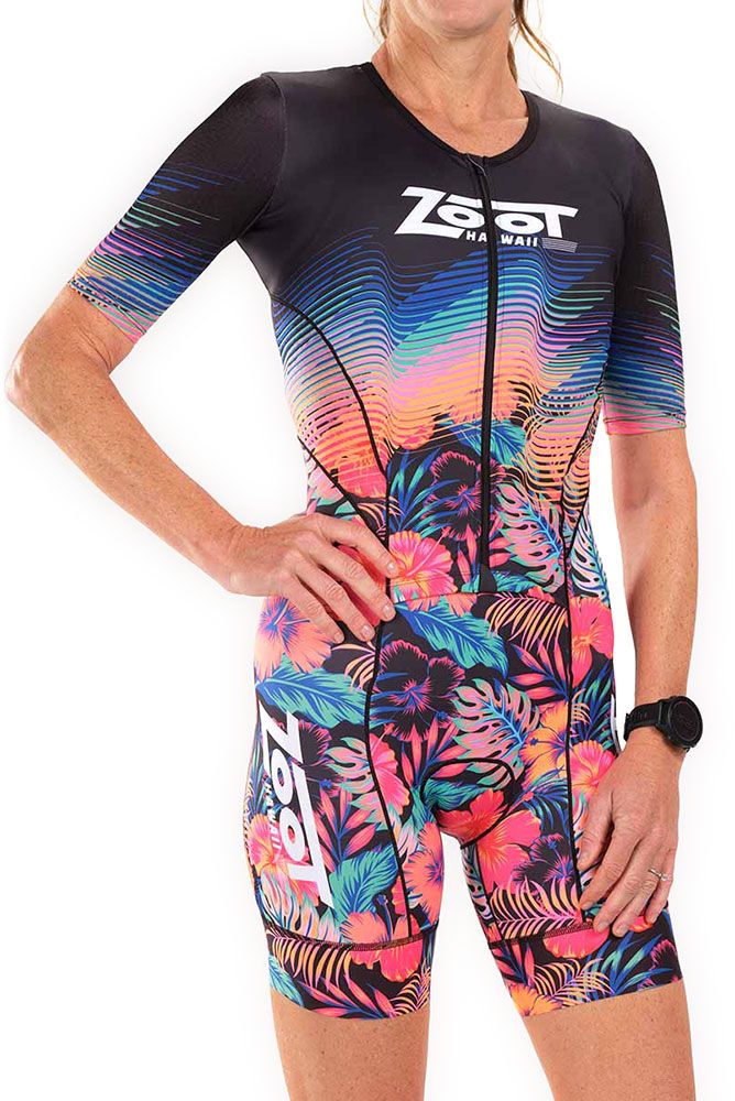 Zoot LTD Tri Aero Full-Zip Racesuit - Damen Einteiler mit Polster kaufen | Bike-Discount