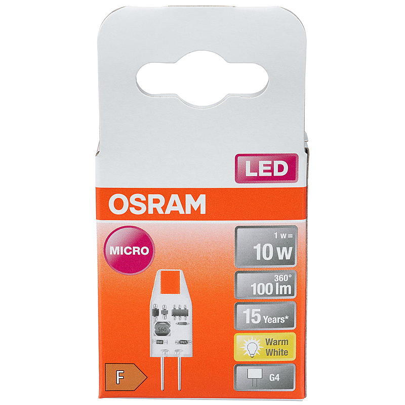 Osram Lyspære LED 100 lm Micro G4 Osram