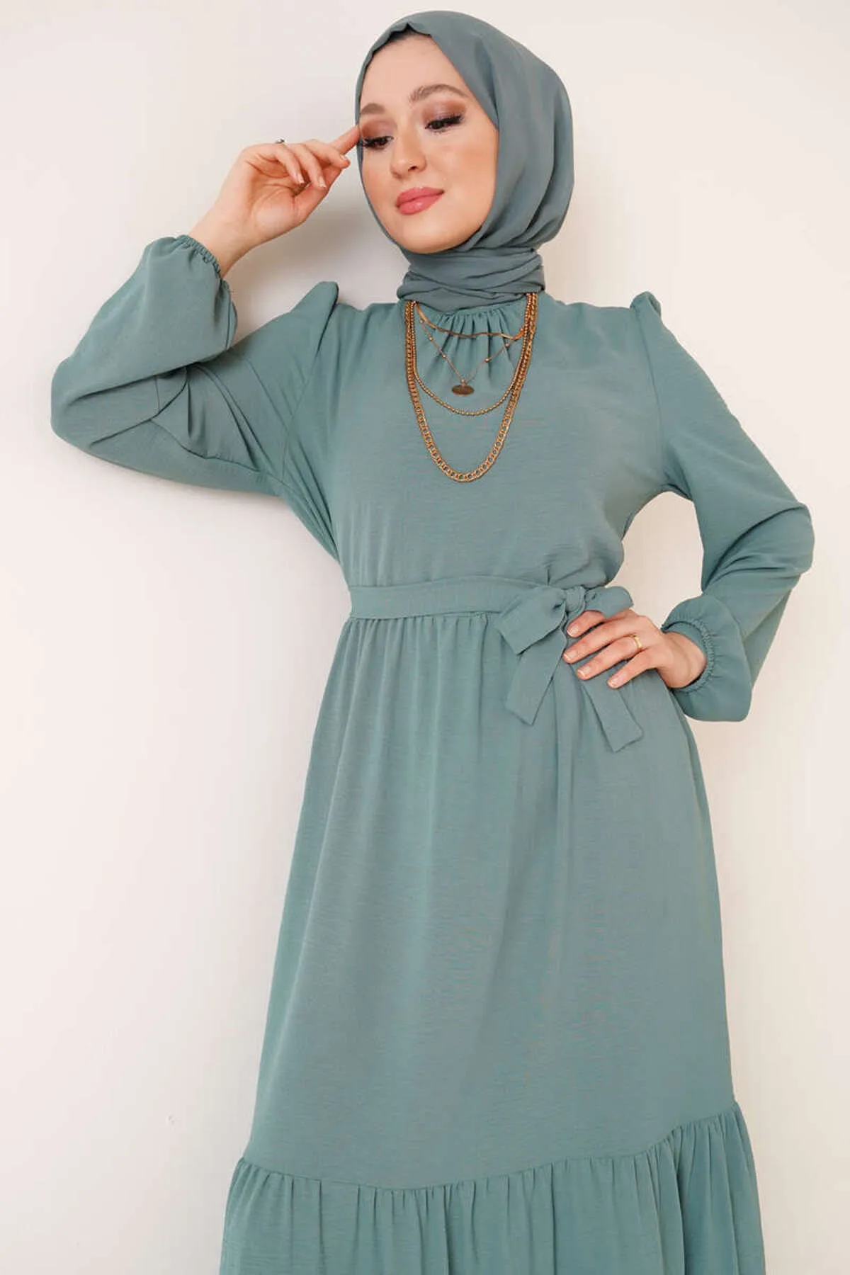 VOLT CLOTHİNG  Kleid - Grün - Tunika