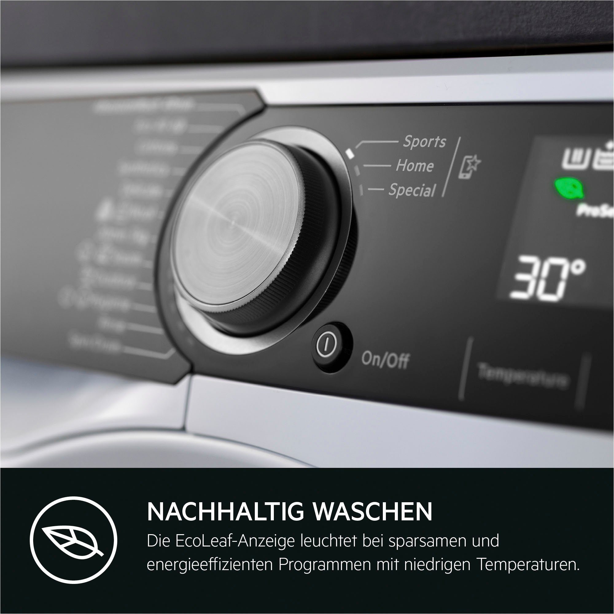 AEG Waschmaschine LR7E75400, 10 kg, 1400 U/min, ProSteam - Dampf-Programm für 96 % weniger Wasserverbrauch & Wifi