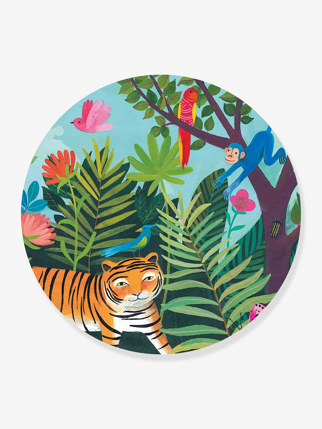 Djeco Puzzle, 24 Teile TIGER AUF WANDERSCHAFT DJECO FSC MIX - orange