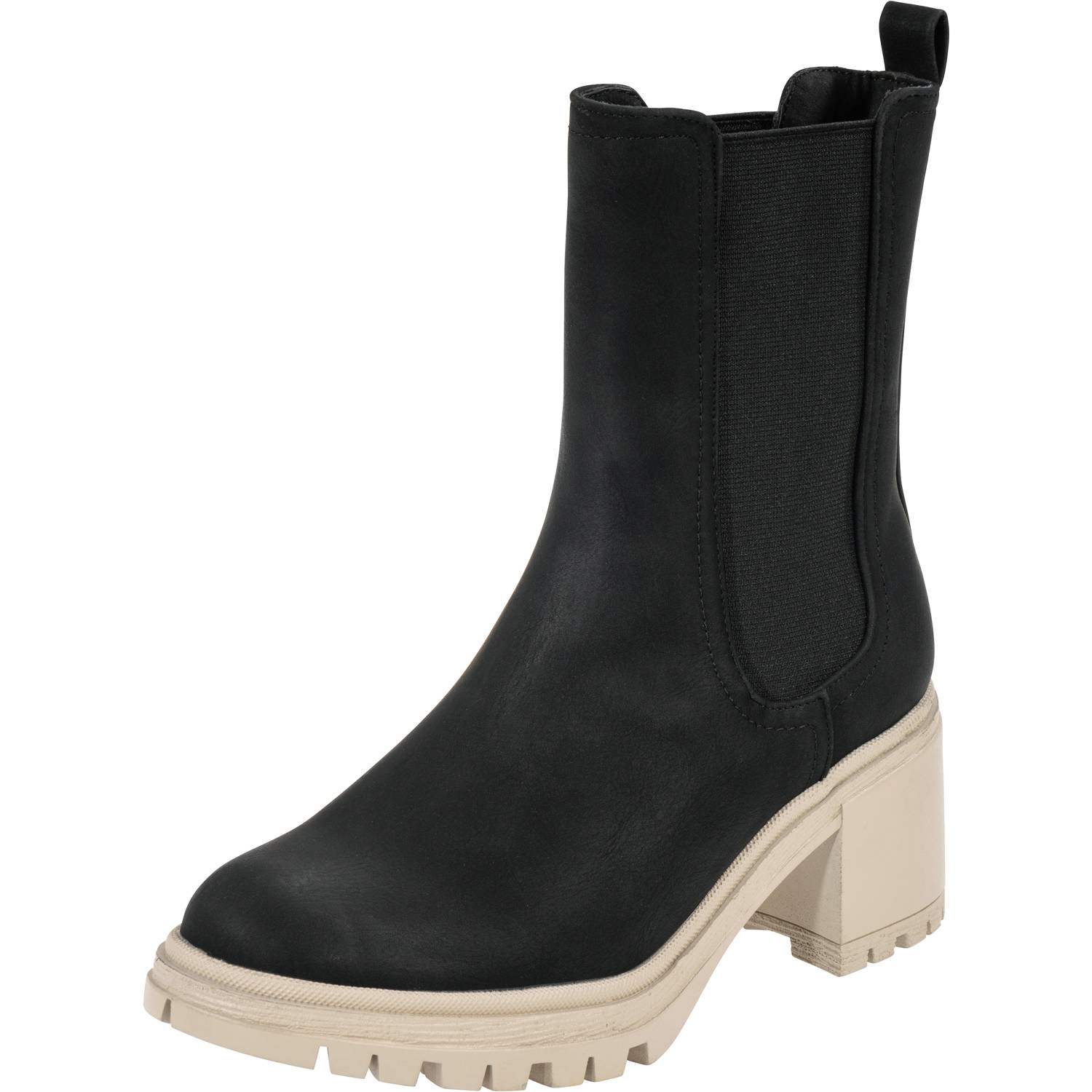 Palado Thasos 018-1401, Chelsea Boots, Damen, Schwarz/Cream