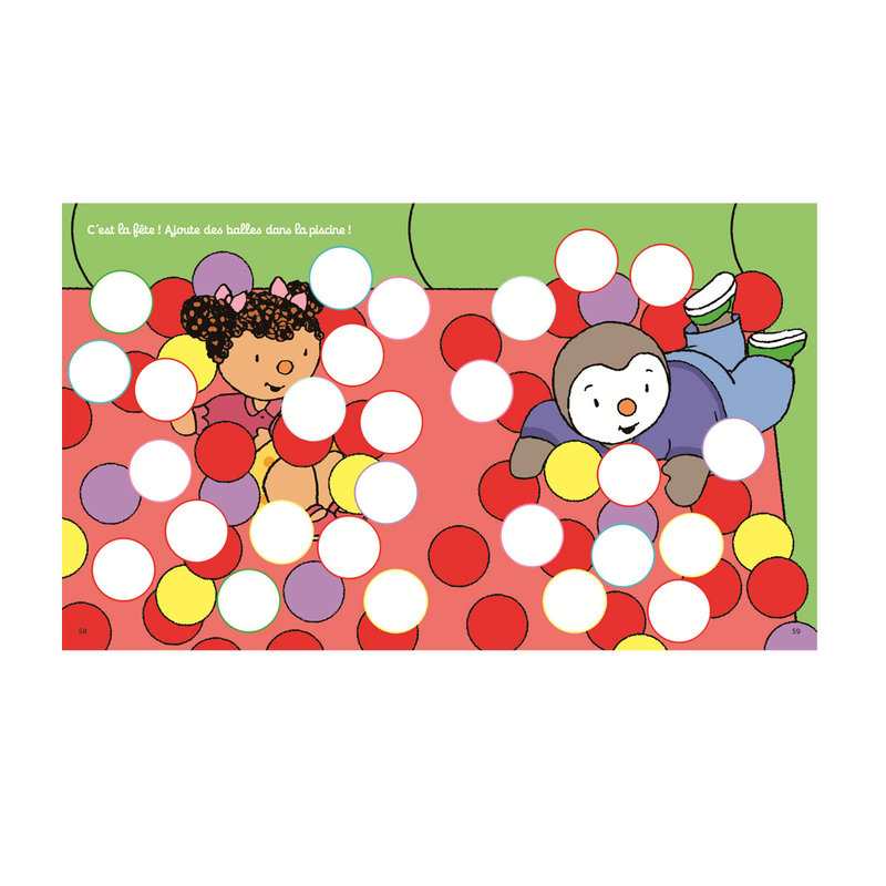 Livre Mon maxi cahier de gommettes t'choupi - Nathan Jeunesse