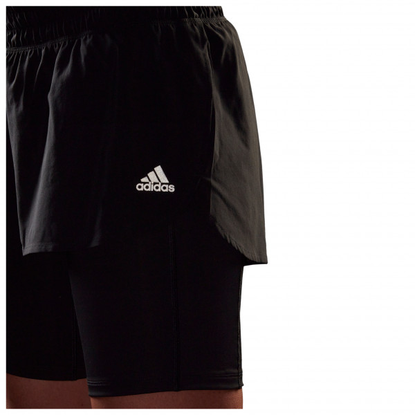 adidas - Women's Reebok Identity 3-Bars Two-In-One - Laufshorts