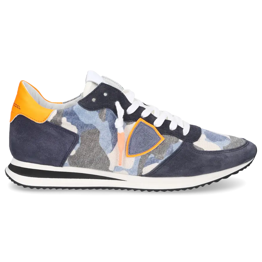 Philippe Model - Sneaker low TZLU Veloursleder - blau
