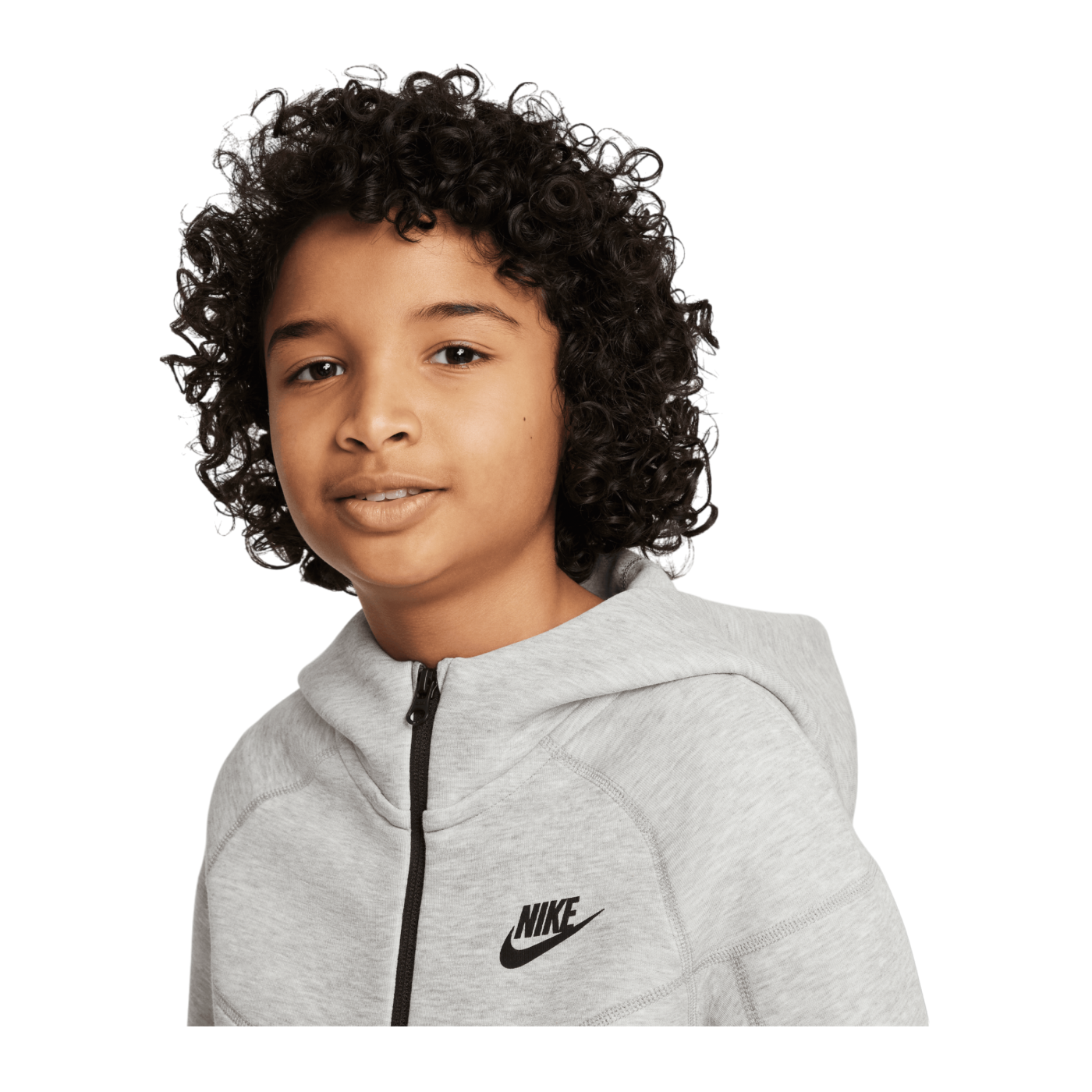 Nike Tech Fleece Jacke Kids Grau Schwarz F063