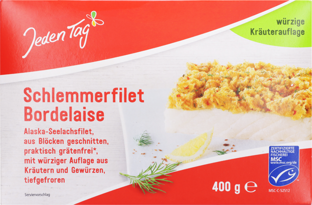 Jeden Tag Schlemmerfilet Bordelaise