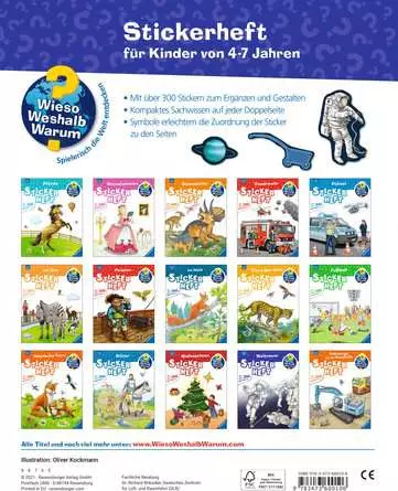 Ravensburger Wieso? Weshalb? Warum? Stickerheft: Weltraum