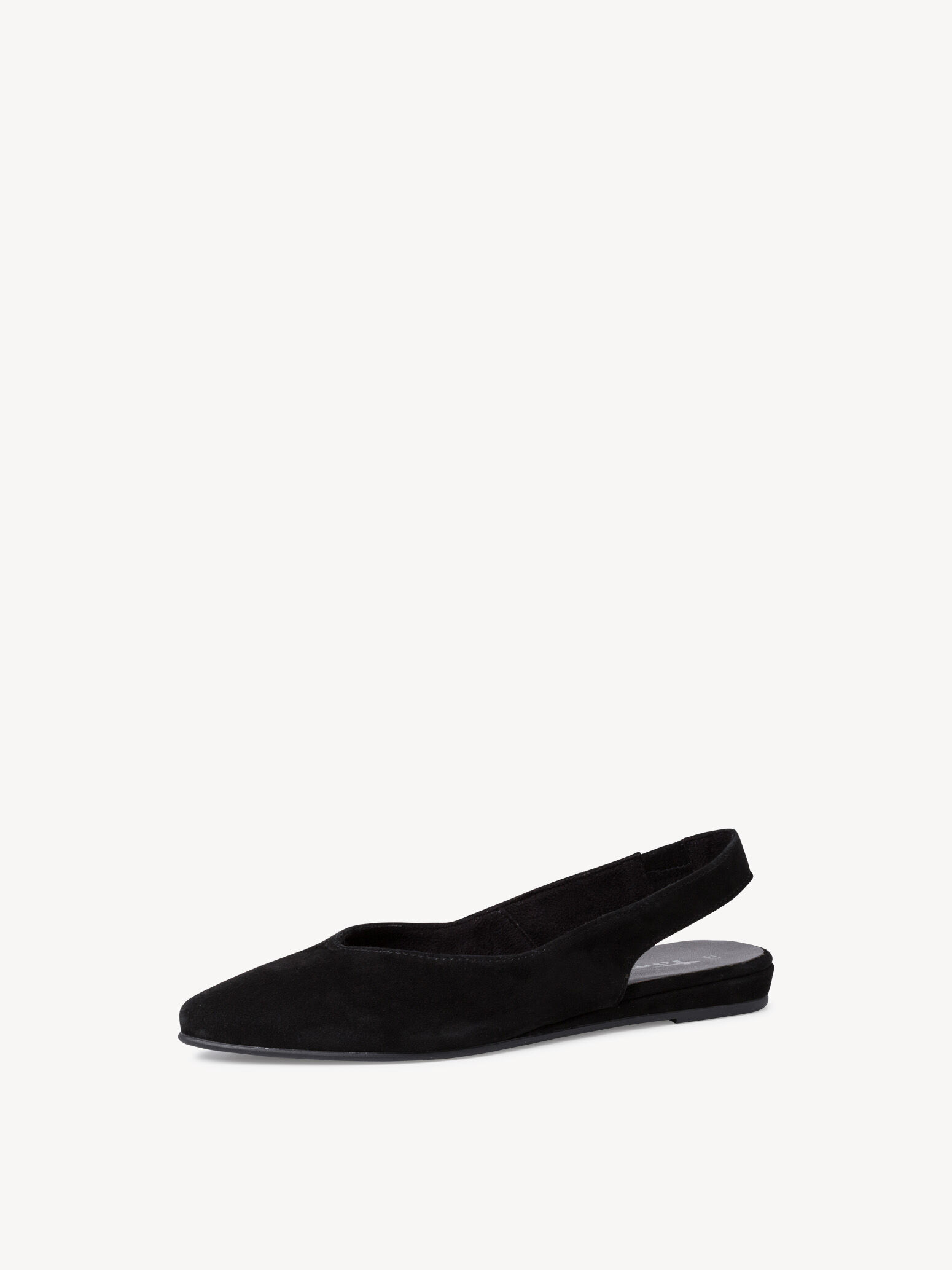 Escarpin en cuir - noir