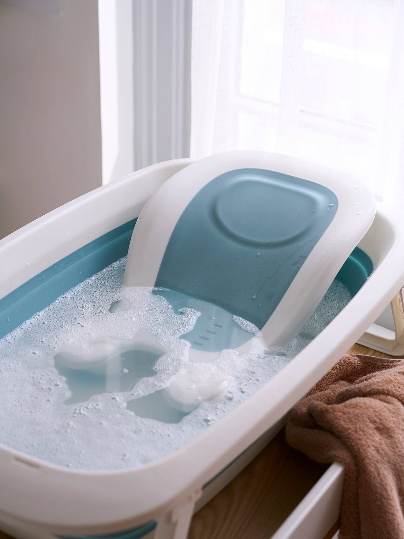Vertbaudet Baby Badewannenliege - türkis