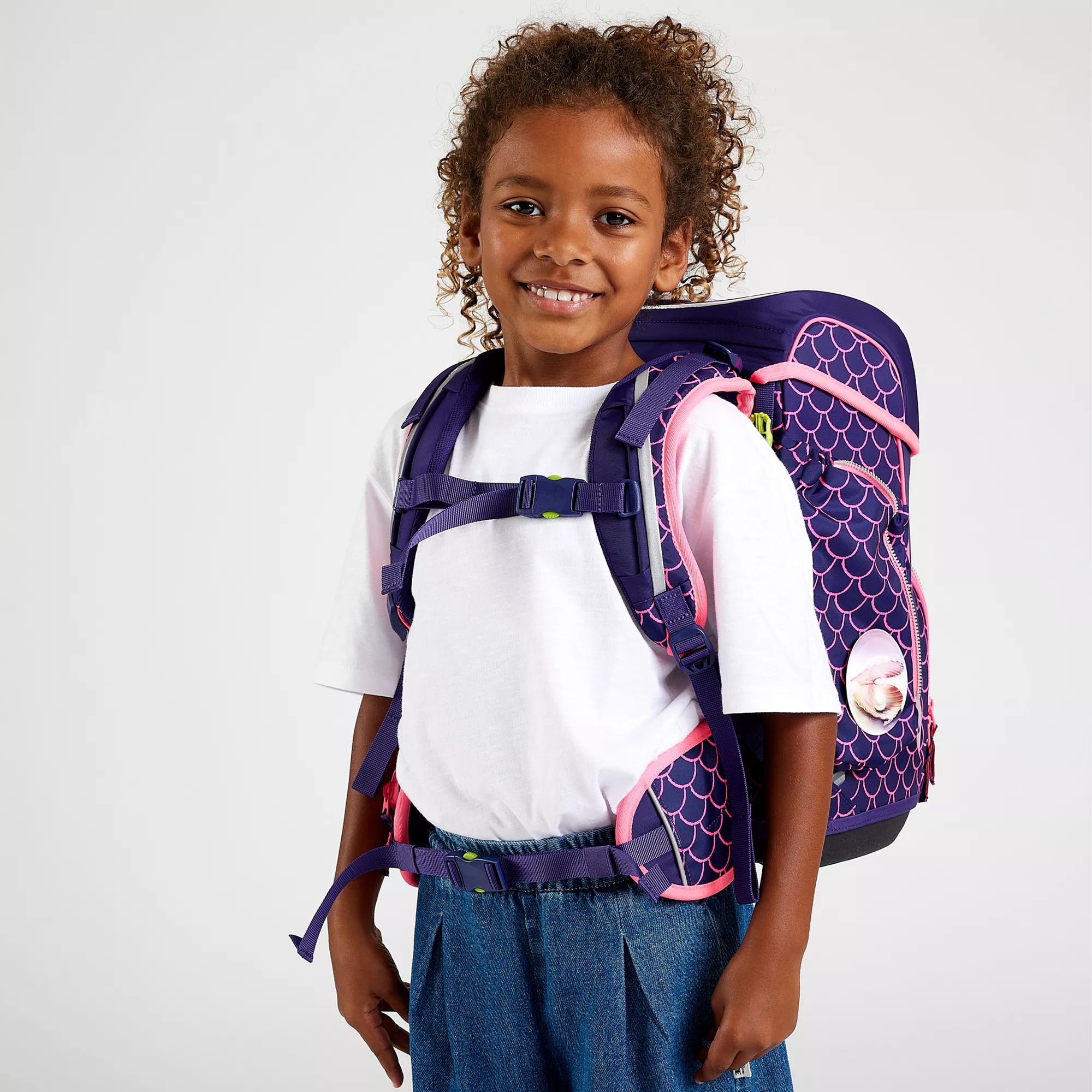 ergobag Schulranzen Set Perlentauchbär