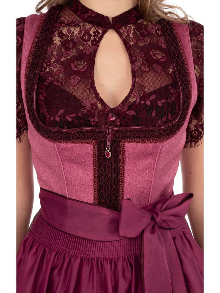 KRÜGER Midi Dirndl 114166 in schwarz günstig kaufen