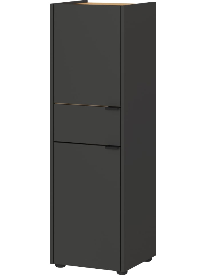 KADIMA DESIGN Schrank mit Schublade, 34x34x111 cm, leise Schließtechnik in Grau-Beige günstig kaufen onesize