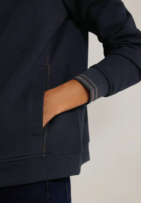 CECIL Struktur Sweatjacke