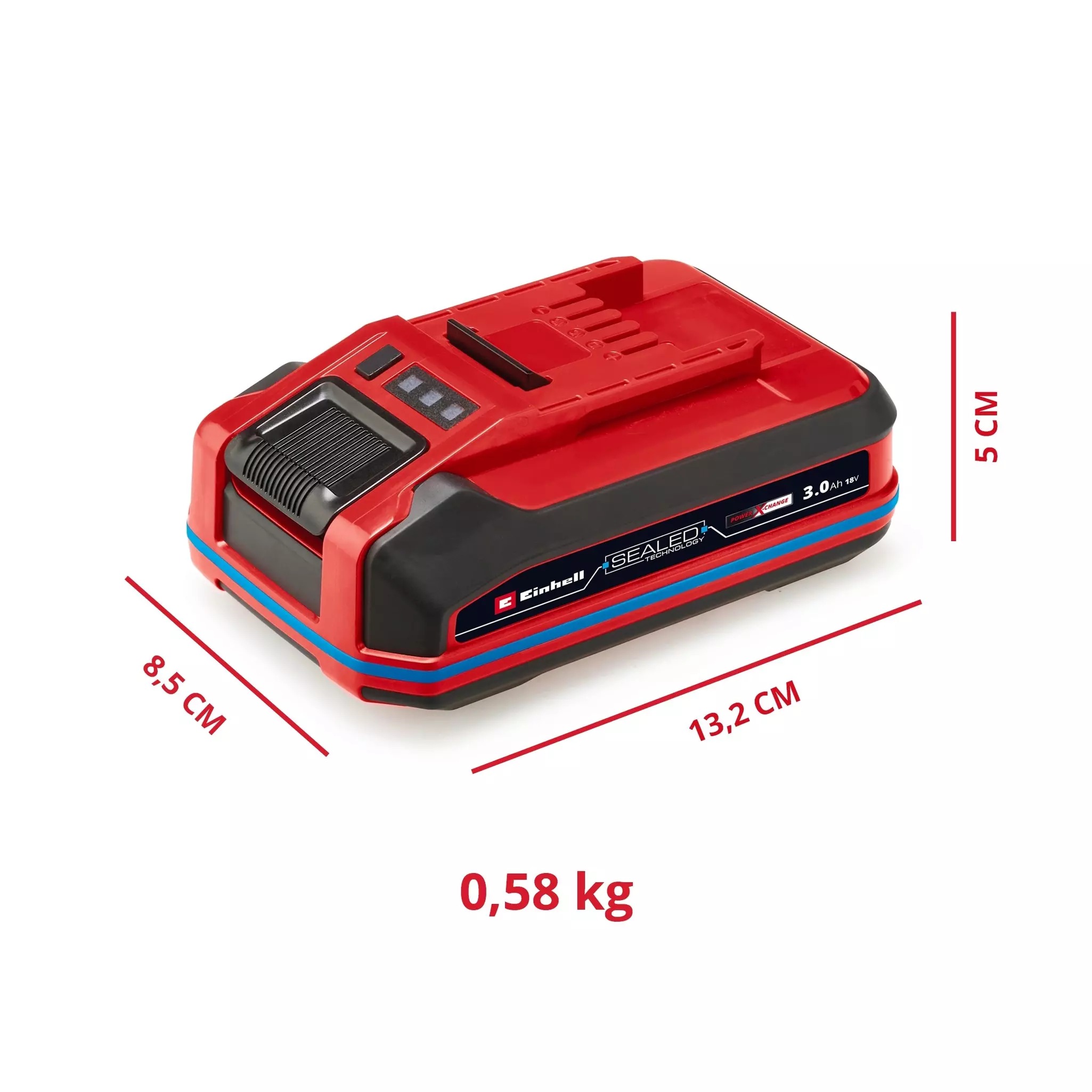 Einhell 4511618 SEALED Plus Accu Li-Ion 18 V 3,0 Ah i doos